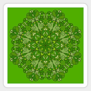 GREEN MANDALA Magnet